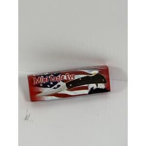 Frost Cutlery - Mini Eagle Eye, Black Knife 18-134B 2.5" Closed Pocket